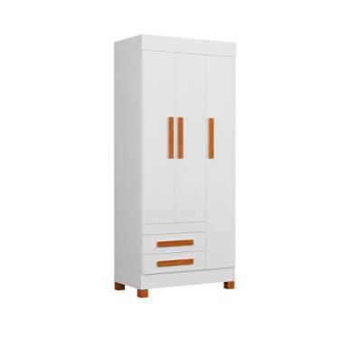 Imagem de Guarda Roupa Juvenil 3 Portas Paris Branco