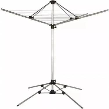 Imagem de Varal de Chão Giratório Compacto Regulável 9 Cordas