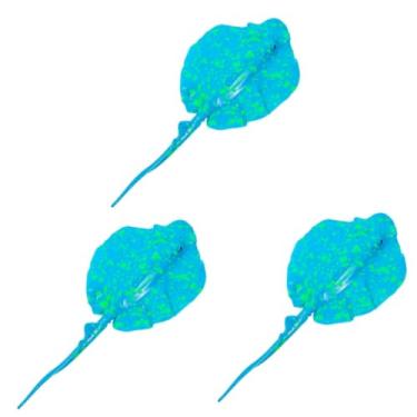 Imagem de DOITOOL 3 Pecas Peixe Artificial Luminoso Modelo De Peixe Decorativo Decorações Do Tanque De Peixes Enfeites De Aquário Peixes Falsos Peixe De Silicone Brinquedo Peixe Falso Gel De Sílica