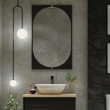 Imagem de Espelheira Jade 96cm Darabas Agardi Preto