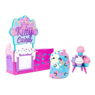 Imagem de Cats vs Pickles - Cat Condo - Kitty Cakes Bakery com Exclusivo Cat Scoops & Adorável Mini Food Kitty Cupcakes! Grande presente para crianças, meninos 