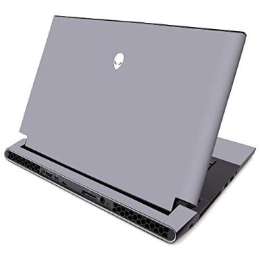 Imagem de Película MightySkins para Alienware M15 R2 (2019) - cinza sólido | capa protetora, durável e exclusiva de vinil | fácil de aplicar, remover e mudar estilos | Feito nos EUA (ALWM15R219-cinza sólido)