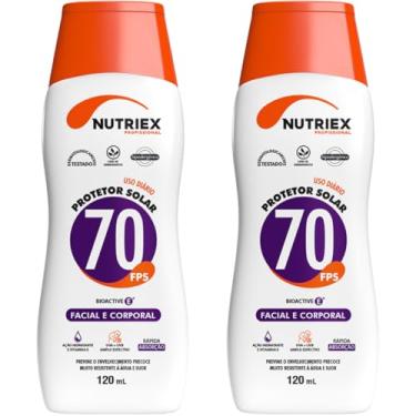 Imagem de Kit 2 Protetor Solar Soldador Fps 70 Facial Nutriex 120ml