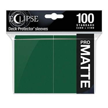 Imagem de Ultra Pro E-15617 Eclipse Standard Matte Sleeves Pacote com 100 - Verde floresta