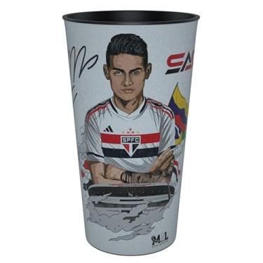 Imagem de Copo do São Paulo Oficial James Rodriguez - Plástico 550ml