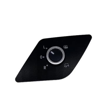 Imagem de IKUESM Compatível com Volkswagen VW Jetta MK6 2011-2014/POLO 2002-2010/ Sagitar 2012-2015 Interruptor de Controlo do Espelho Retrovisor Elétrico Botão Regulador 16D959565A Acessórios para Carros