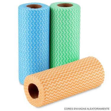 Imagem de Kit 2 Rolos Pano de Limpeza Pérfex Multiuso Picotado 50 Un Destacável Resistente