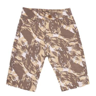 Imagem de Bermuda Hipica Infantil Five Pocket Casual Camuflada-Masculino