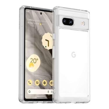 Imagem de Capas Compatível com Google Pixel 7a,Caixa de telefone,fino e leve,resistente a riscos,anti-impressão digital e proteção contra queda