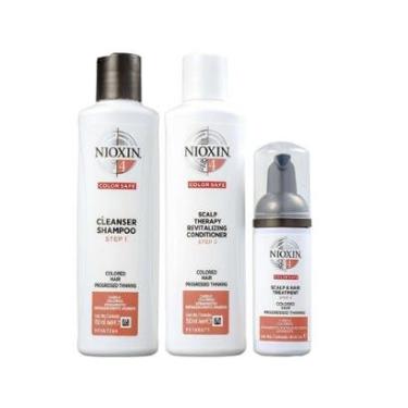 Imagem de Kit Nioxin System 4 - Shampoo e Condicionador e Tratamento-Unissex