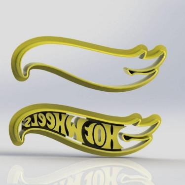 Imagem de Cortador Hot Wheels Logo Tamanho 6cm