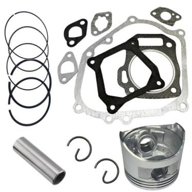 Imagem de Kit pistão,jogo de junta, anéis motor gasolina 4t 5,5 branco