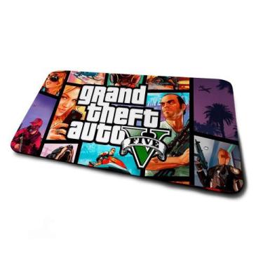 Imagem de Mouse Pad Gamer GTA 5 - Império da Impressão, 70cm x 35cm