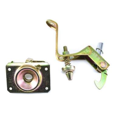 Imagem de Kit Fechaduras Fechos Superior + Inferior Compatível com Capô Fusca ap