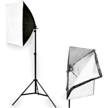 Imagem de Kit Luz Contínua Softbox 50 X 70 + Tripe 2m Estúdio Vídeo - Lucacell