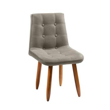 Imagem de Cadeira Poltrona Jade Sala Estar Penteadeira e Salão Veludo - Star Con