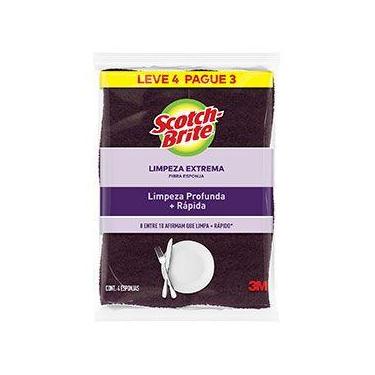 Imagem de Esponja 3m scotch brite extrema l4p3