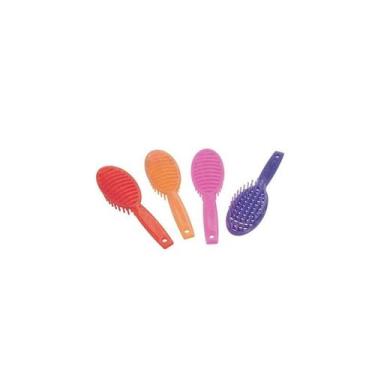Imagem de Escova de Cabelo Plástica Nina 4 Cores Variadas 12 Peças - Safira