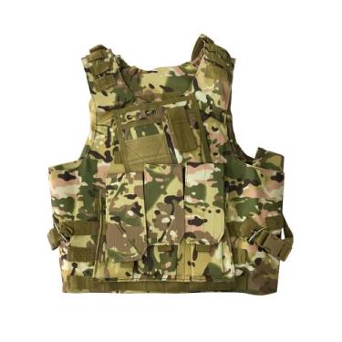 Imagem de Capa De Colete Tático Modular Militar Camuflado Equipamento Para Ativi