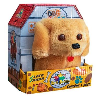Imagem de Cachorro de Brinquedo Que Late e Anda Dog Toy Menino Menina - Art Brin