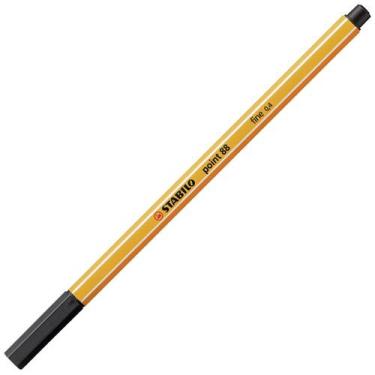 Imagem de Caneta Fineliner Stabilo Point 88 Varias Cores Unidade, Preto 46