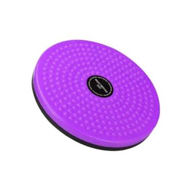 Imagem de rockible Ab torção placa de equilíbrio massagem pé mudo cintura torção disco cintura torção disco para treino de corpo inteiro uso doméstico, roxo