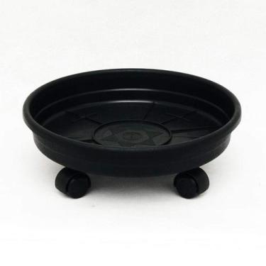 Imagem de Prato Desli com Roda Preto - 26cm