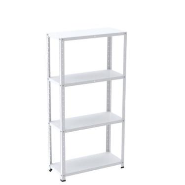 Imagem de Estante de Aço com 4 Prateleiras Linha Light 1,40 M Branco - Pandin