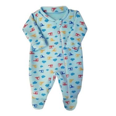 Imagem de Macacao para bebe Masculino menino em Soft dia a dia confortavel Pijam