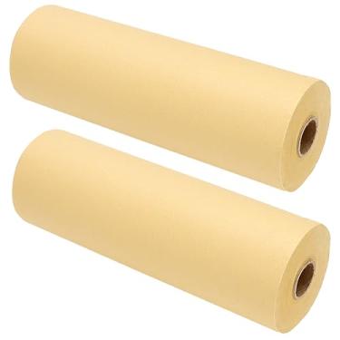 Imagem de SHEUTSAN 2 rolos de papel de caligrafia chinesa, rolo de papel Xuan de 13,7 polegadas x 100 m, papel de escrita de bambu de arroz Sumi para desenhar, escrever