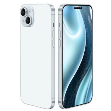 Imagem de Telefone de suporte falso falso compatível com iPhone 15/15 Plus que não funciona em lojas de telefones infantis que parecem reais (para tela colorida azul 15 Plus)