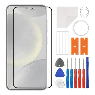 Imagem de SWARK Substituição da lente do painel externo de vidro frontal + OCA compatível com Galaxy S24 [6,2 polegadas] SM-S921B, SM-S921B/DS, SM-S921U, SM-S921 (sem tela LCD e digitalizador de toque) com kit