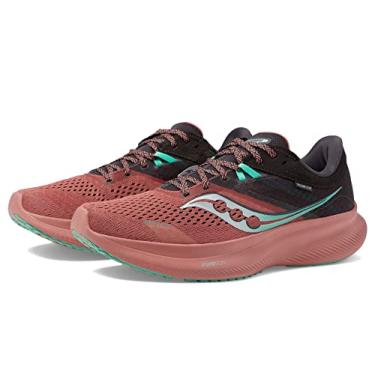 Imagem de Saucony Tênis feminino Ride 16, Fuligem/basalto, 38
