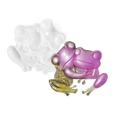 Imagem de XYQHOAC Hud Frog Molde de silicone para pendurar na parede, sapo grande, moldes de resina epóxi, molde de silicnoe animal, decoração de parede, molde de resina para fundição de resina, faça você