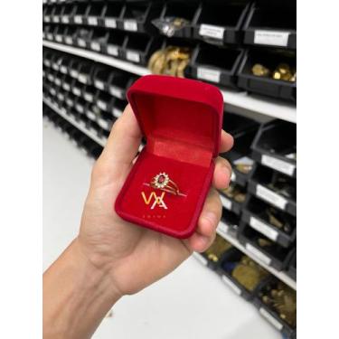 Imagem de Anel formatura feminino pedra Vermelho Rubi ( Direito ) - WA JOIAS, 14