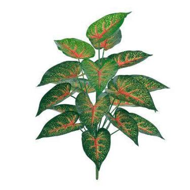 Imagem de Planta Árvore Artificial Caladium Real Toque Verde 60cm - FLORESCER DE