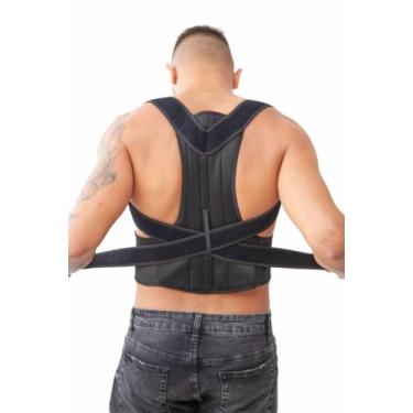 Imagem de Cinta Alivia A Dor Corretor Postural Previne Dores - C10 - Fanáticos P