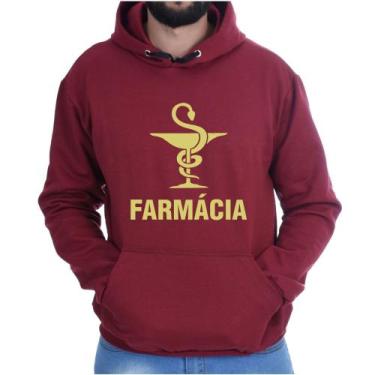 Imagem de Blusa Moletom Canguru Flanelado Unissex Faculdade de Farmácia - Markel