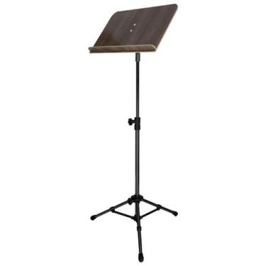 Imagem de Estantes De Partitura Orquestral Maestro bandeja MDF Marrom - MVM