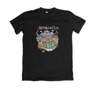 Imagem de Camiseta Banda de Rock Metallica moda tumbrl - Percepção Camisetas, Pr
