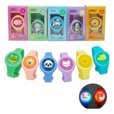 Imagem de Pulseira Repelente Citronela Infantil Criança Protecao Anti Mosquito L