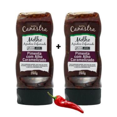 Imagem de Kit com 2 Geleias Molho Pimenta com Alho Caramelizado 260g - Uai - Gel