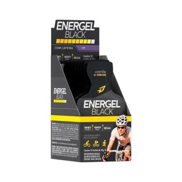 Imagem de Energel Black Caixa com 10 Sachês (300g) - Uva - Body Action