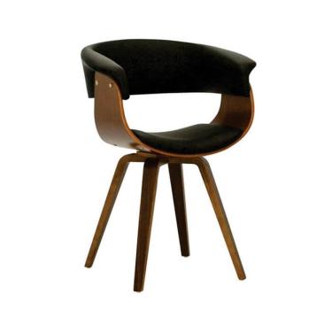 Imagem de Cadeira Betina PU Preta Rivatti