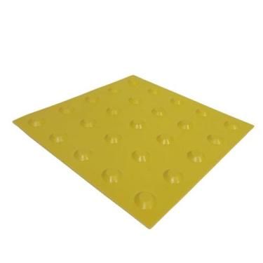 Imagem de Piso Tátil PVC 25x25cm Alerta e Direcional Segurança - Mundo Da Borrac