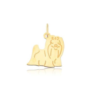 Imagem de Pingente Pet Dog Shih Tzu Ouro Puro 10k Pm11 - MAEHLER JOIAS