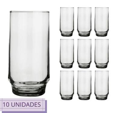Imagem de Conjunto 10 Copos Nadir 410ml Lights Long Drink Coquetel - NADIR FIGUE