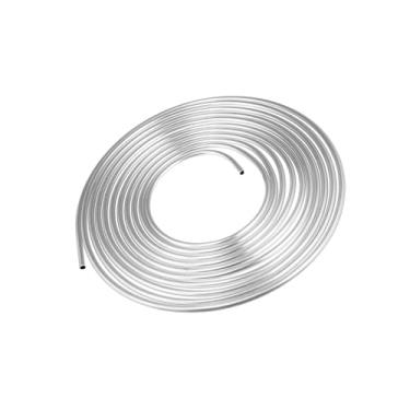 Imagem de Partuto Bobina de tubulação de linha de freio de carro de 7,6 m para sistemas de frenagem hidráulica e sistema de transmissão, substituição prateada