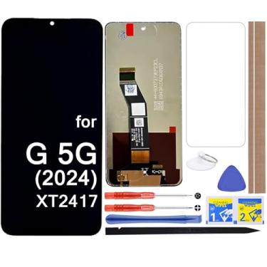 Imagem de Tela LCD de substituição de tela sensível ao toque para Motorola Moto G 5G 2024 XT2417 XT2417-1 XT2417D 6,6 polegadas