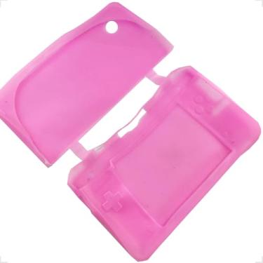 Imagem de Case Capa Protetora De Silicone Gel Lavável Compatível Para Nintendo DSXL (ROSA)